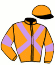 casaque portée par Koubiche J. jockey du cheval de course HUGOLINE DU BISTON (FR), information pmu ZETURF