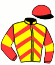 casaque portée par Dugard A. jockey du cheval de course HIGH TECH ROC (FR), information pmu ZETURF