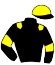 casaque portée par Bonne D. jockey du cheval de course GOLF DE CEJY (FR), information pmu ZETURF