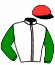 casaque portée par Glorieus Christian jockey du cheval de course CASANOVA DE RICO (FR), information pmu ZETURF