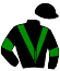 casaque portée par Desmigneux F. jockey du cheval de course STARO IVY LEAGUE (SE), information pmu ZETURF