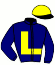 casaque portée par Lagadeuc F. jockey du cheval de course J.S.APOLLO (SE), information pmu ZETURF