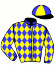 casaque portée par De Vaugiraud A. jockey du cheval de course EMBRUN DE LANDEMER (FR), information pmu ZETURF