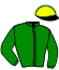 casaque portée par Demoulin G. jockey du cheval de course HOP LA ANAJO (FR), information pmu ZETURF
