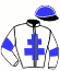 casaque portée par Abrivard M. jockey du cheval de course DEESSE DES NOES (FR), information pmu ZETURF