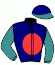casaque portée par Crublet E. jockey du cheval de course SPORTING (DE), information pmu ZETURF