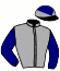 casaque portée par Crublet E. jockey du cheval de course JUNVIEVE (FR), information pmu ZETURF