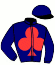casaque portée par Hoste Sve. jockey du cheval de course DITO QUICK (FR), information pmu ZETURF