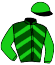 casaque portée par Herbeau E. jockey du cheval de course HYDE PARK (FR), information pmu ZETURF