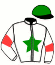 casaque portée par Gesret P. jockey du cheval de course EMIR DU PRESSOIR (FR), information pmu ZETURF