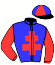 casaque portée par Vercruysse P. jockey du cheval de course IRMA BABEL (FR), information pmu ZETURF