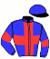 casaque portée par Onghena Ben. jockey du cheval de course IRIS DU RAFHAY (FR), information pmu ZETURF