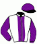 casaque portée par Raffin E. jockey du cheval de course HARTFORD, information pmu ZETURF