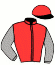 casaque portée par Laurent A. jockey du cheval de course ICARE DE MONTFORT, information pmu ZETURF