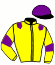 casaque portée par Masschaele Ph. jockey du cheval de course JOY BANKIR, information pmu ZETURF