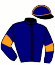 casaque portée par Ouvrie F. jockey du cheval de course FIRST BEST, information pmu ZETURF