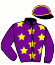 casaque portée par Poisson P. J. jockey du cheval de course IOHANNA THIEBEN, information pmu ZETURF