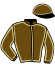 casaque portée par Clin Ch. jockey du cheval de course GAI PRINTEMPS, information pmu ZETURF
