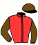 casaque portée par Journiac H. jockey du cheval de course TINALIK SUN, information pmu ZETURF