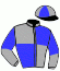 casaque portée par Boisseau L. jockey du cheval de course GOLD AND CASH, information pmu ZETURF