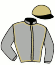 casaque portée par Bachelot T. jockey du cheval de course LADY PARTARO, information pmu ZETURF