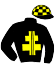 casaque portée par Allais A. jockey du cheval de course JORDEN VET, information pmu ZETURF
