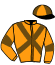 casaque portée par Ouvrie F. jockey du cheval de course KOLOR, information pmu ZETURF