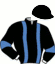 casaque portée par Ouvrie F. jockey du cheval de course JET SIXTY ONE, information pmu ZETURF