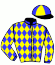 casaque portée par Thierry C. jockey du cheval de course EMBRUN DE LANDEMER, information pmu ZETURF