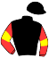 casaque portée par Cueff L. jockey du cheval de course GNAQUE, information pmu ZETURF casaque portée par Cueff L. jockey du cheval de course GNAQUE, information pmu ZETURF