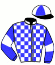 casaque portée par Maxime Hamelin jockey du cheval de course IDOLE DE LA TOUQUE, information pmu ZETURF casaque portée par Maxime Hamelin jockey du cheval de course IDOLE DE LA TOUQUE, information pmu ZETURF