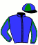casaque portée par Desmigneux F. jockey du cheval de course KSAR QUICK, information pmu ZETURF