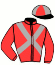 casaque portée par David A. A. jockey du cheval de course LOLITA D'ECOTAY, information pmu ZETURF
