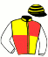 casaque portée par Castel P. jockey du cheval de course LOVELY FAST, information pmu ZETURF