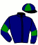 casaque portée par Desmigneux F. jockey du cheval de course KOCAINE BOND, information pmu ZETURF