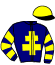 casaque portée par Le Beller B. jockey du cheval de course KARABANE DE BLARY, information pmu ZETURF
