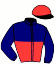 casaque portée par Ouvrie F. jockey du cheval de course ILCAR QUARTMA, information pmu ZETURF