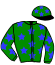 casaque portée par Masschaele Ph. jockey du cheval de course KAP NORMAND, information pmu ZETURF