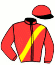 casaque portée par Verva L. jockey du cheval de course KOOL DE CRAON, information pmu ZETURF