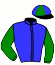 casaque portée par Beaufils J. Ch. jockey du cheval de course KUZCOTOPIA, information pmu ZETURF