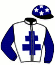 casaque portée par Nivard F. jockey du cheval de course LINARES, information pmu ZETURF casaque portée par Nivard F. jockey du cheval de course LINARES, information pmu ZETURF