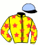 casaque portée par Huchede T. jockey du cheval de course HUNO DE TOUCHYVON, information pmu ZETURF casaque portée par Huchede T. jockey du cheval de course HUNO DE TOUCHYVON, information pmu ZETURF