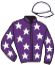 casaque portée par Rivenet L. jockey du cheval de course IDAHO CARTERY, information pmu ZETURF