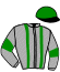 casaque portée par Guinard P. jockey du cheval de course GEISHA DES DUNES, information pmu ZETURF