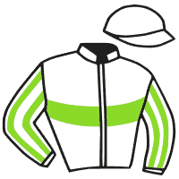 casaque portée par Levesque War. jockey du cheval de course KENOSHA, information pmu ZETURF