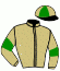 casaque portée par Belmont Cés. jockey du cheval de course UNE PEINTURE, information pmu ZETURF