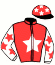 casaque portée par Bellet Thé. jockey du cheval de course LOUNA DU CHERISAY, information pmu ZETURF