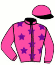 casaque portée par Dollion A. jockey du cheval de course MAGIK UP STAR, information pmu ZETURF