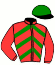 casaque portée par De Neve Lea. jockey du cheval de course EZECHIAS (FR), information pmu ZETURF