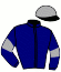 casaque portée par Richard G. jockey du cheval de course LE CHAMBERTIN, information pmu ZETURF